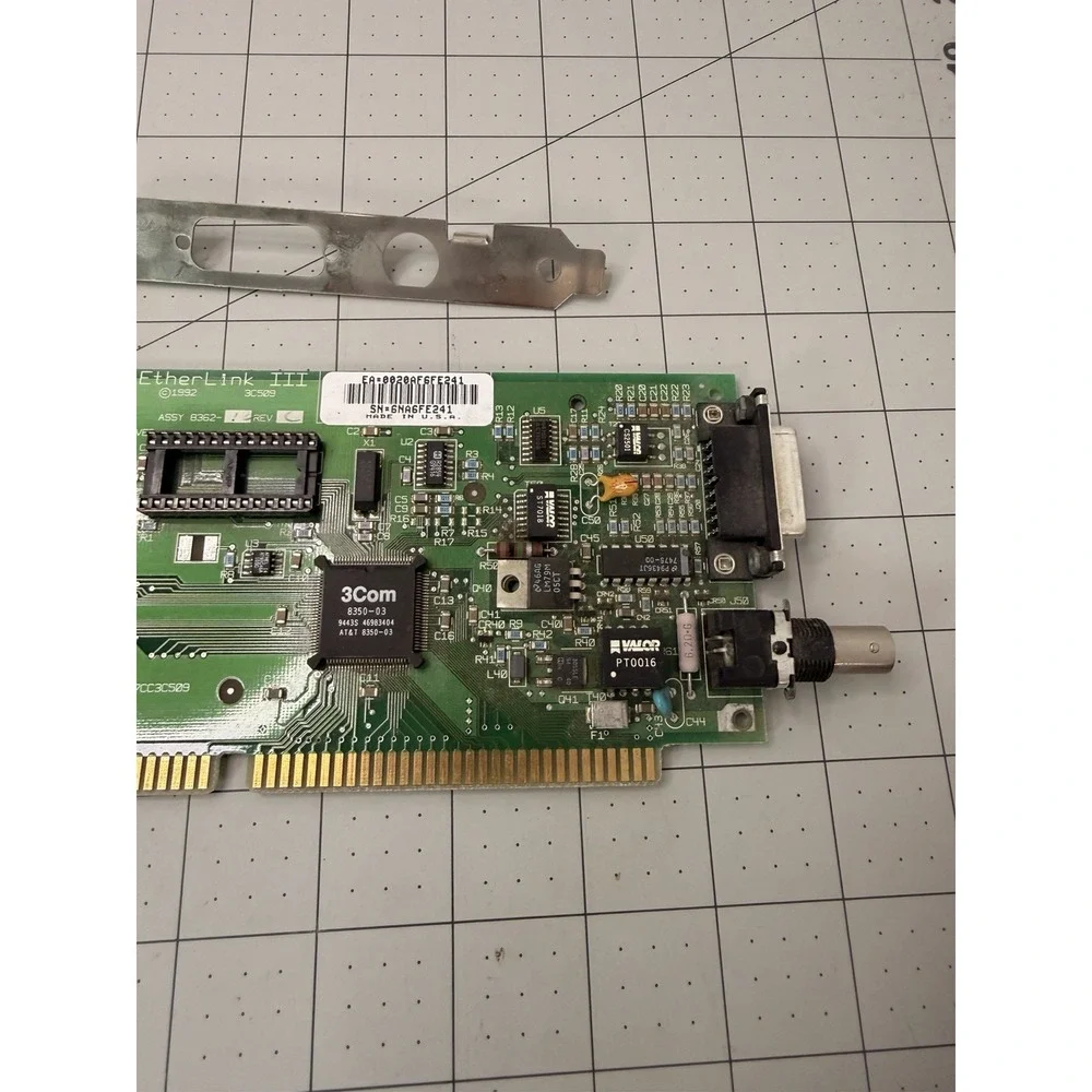 Vintage 3Com EtherLink III ISA Network Interface Card (3C509)